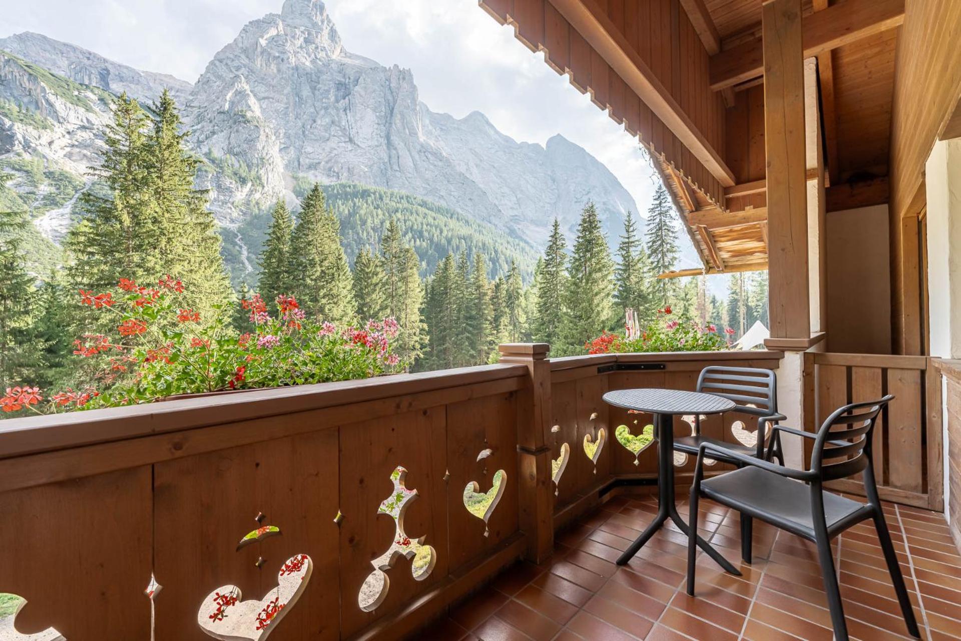 Hotel Villetta Maria Cottage Canazei Bagian luar foto